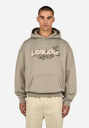 GORDES - Felpa con cappuccio - washed flint grey