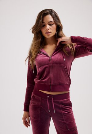 JEWEL ROBERTSON HOODIE - Giacca in pile - tawny port