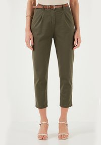 Chino stiliaus kelnės - khaki