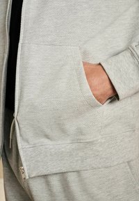 Next LIGHTWEIGHT HOODIE - Sweatjakke - grey texture