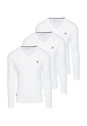 3 PACK - Maglietta a manica lunga - white