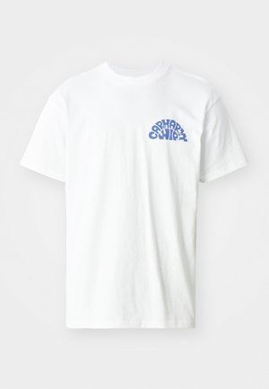 Carhartt WIP JAZZY - T-shirt imprimé - white/blue iris
