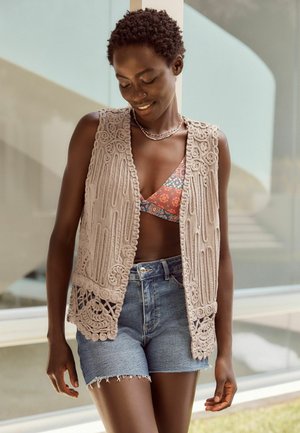 Next SLEEVELESS   REGULAR FIT - Liemenė - mottled beige