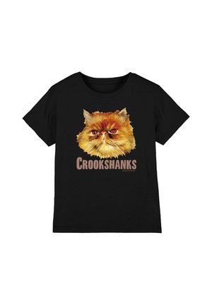 Cotton Soul, HARRY POTTER CROOKSHANKS COLOR UNISEX - Print T-shirt - black