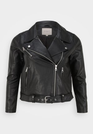 CARVERA - Faux leather jacket - black