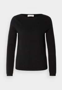 LONGSLEEVE ROUND NECK - Trui - black