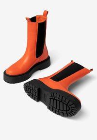 Bianco Botines con plataforma - orange