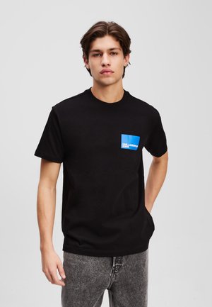 BOX LOGO TEE - T-shirt con stampa - black
