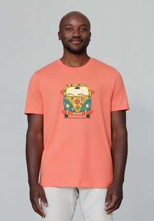 HIPPIES BUS - T-Shirt print - fiesta