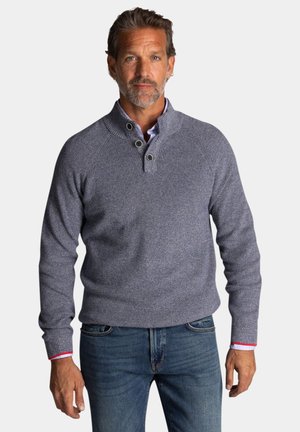 Trui - navy ocean melange