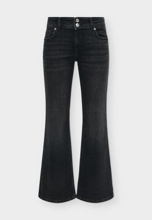 ONLY, ONLJUDY LOW WAIST - Jean flare - washed black