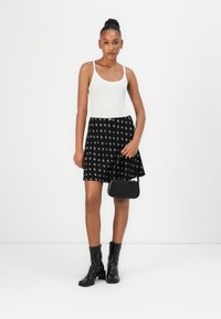 Tommy Jeans MINI SLIP SKIRT - Minijupe - black