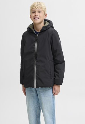 Jack & Jones Junior, JJEBROOK REVERSIBLE - Overgangsjakke - black/olive