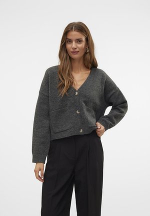 Aware VMGEMMA V-NECK VMA NOOS - Cardigan - dark grey
