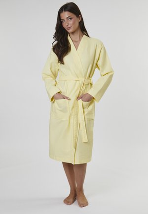 WAFFLE - Bademantel - yellow