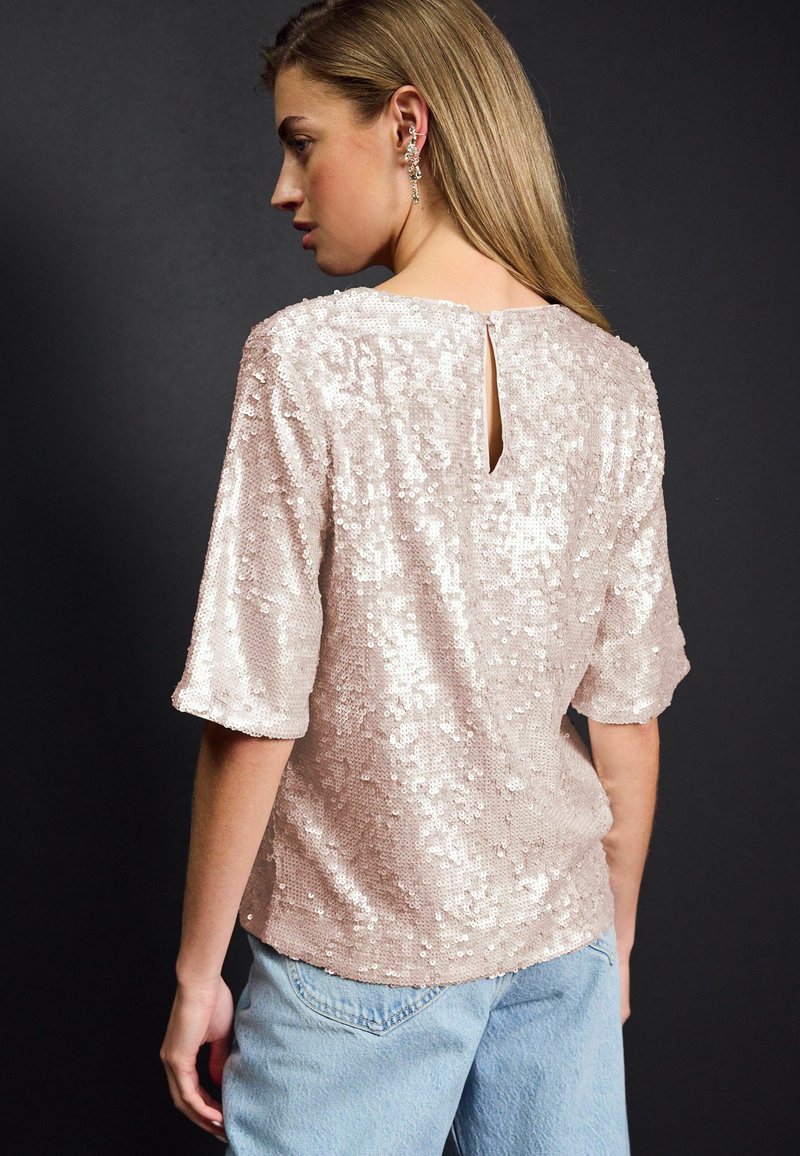 Haut à Bretelles Fille Next - Taille 10 Ans - Dentelle, Paillettes Et Détails Dorés - Été