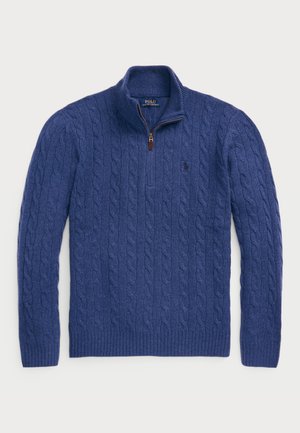 Polo Ralph Lauren CABLE-KNIT WOOL-CASHMERE JUMPER - Jumper - rustic navy heather