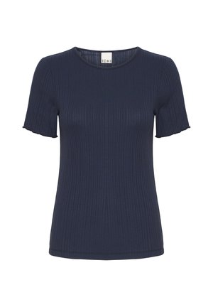 ICHI, IHCELLA SHORT SLEEVE - Tričko s potlačou - total eclipse