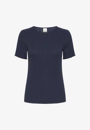 ICHI, IHCELLA SHORT SLEEVE - Tričko s potlačou - total eclipse
