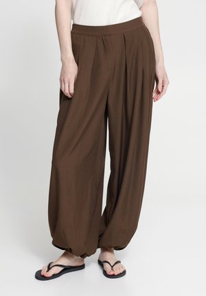 ICHI, IHFAVA HAREM PA - Stoffhose - slate black melange