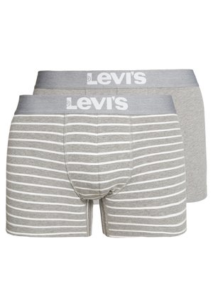 VINTAGE STRIPE BOXER 2 PACK - Boxerkalsong - middle grey melange