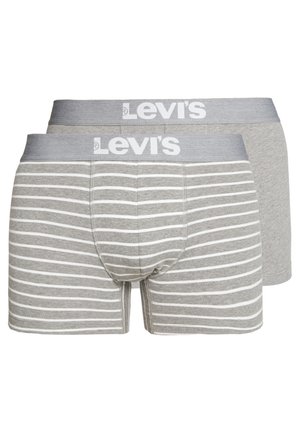 VINTAGE STRIPE BOXER 2 PACK - Culotte - middle grey melange