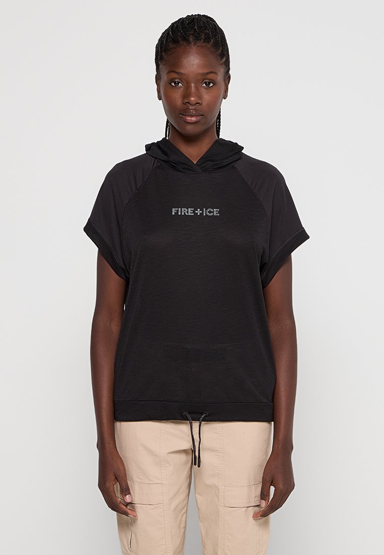 Bogner Fire + Ice T-shirt print zwart