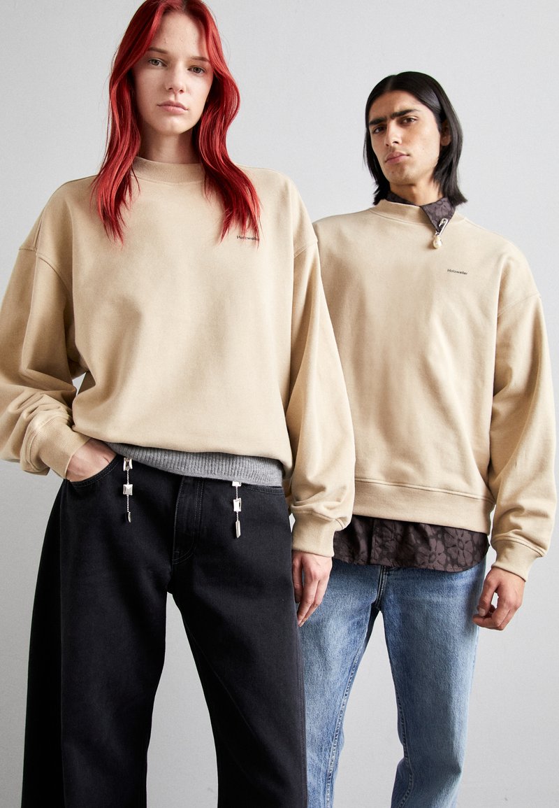 Holzweiler - RELAXED CREW UNISEX - Sweatshirt - sand, Forstørre