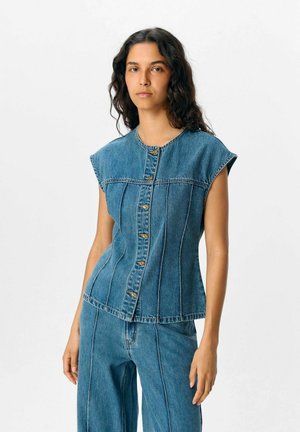 Veste sans manches - medium blue denim
