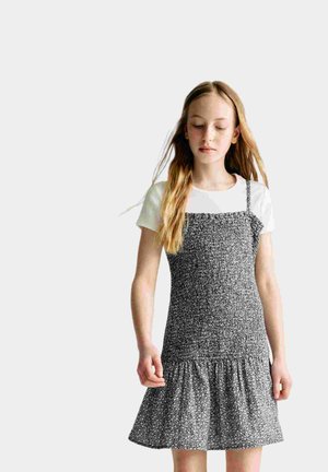 SHIRRED - Vestito casual - black mix