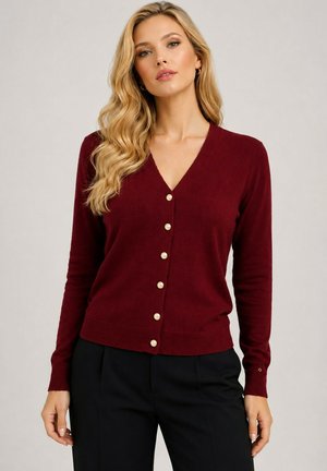 Kebello, GILET CARDIGAN - Gilet - bordeaux