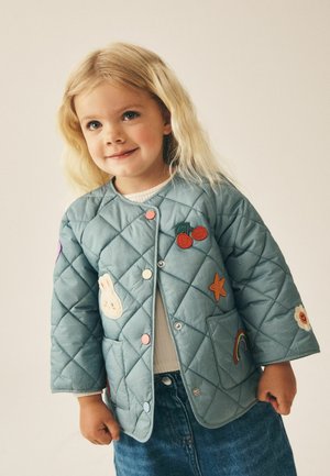 Next, REGULAR FIT - SHOWER RESISTANT QUILTED JACKET - Zimná bunda - khaki green