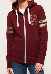 Superdry & Co Sweater met rits - red