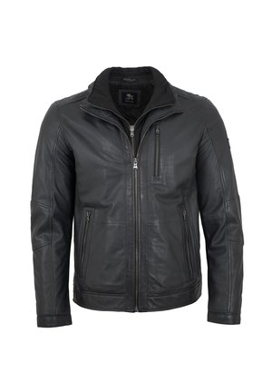 Leather jacket - anthra