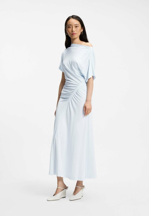 knee length dresses for ladies Hugo Boss Dalluah Midi Dress - Pink