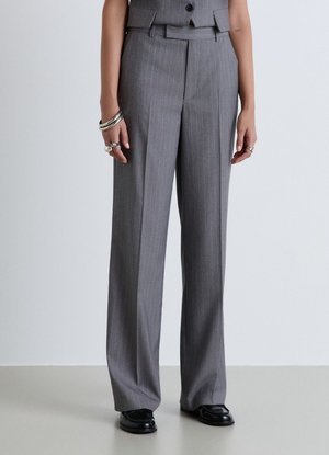 Calliope, PANTALONE LUNGO FANTASIA - Stoffhose - var grigio