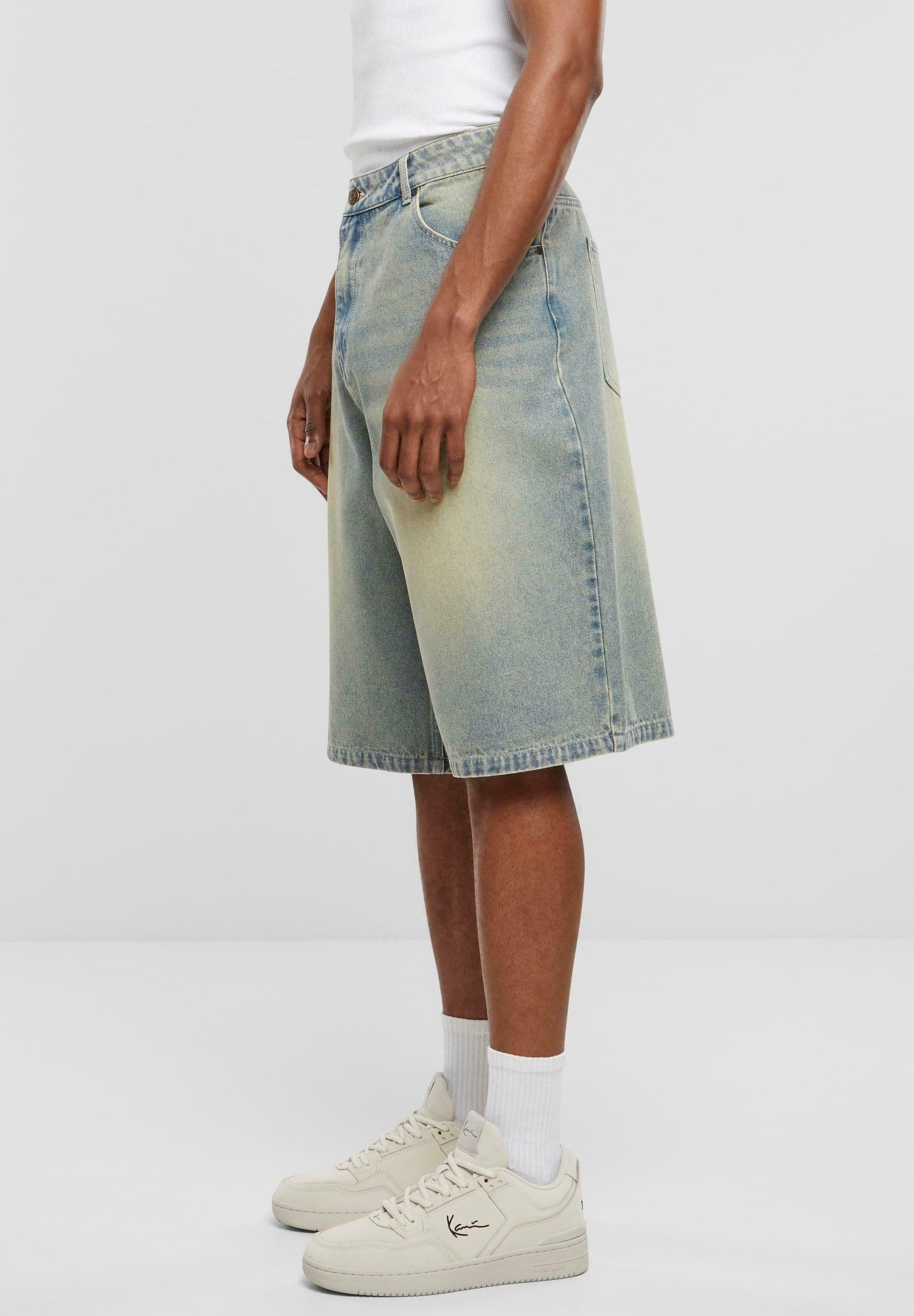 Karl Kani - Szorty jeansowe/bleached denim - Zalando.pl