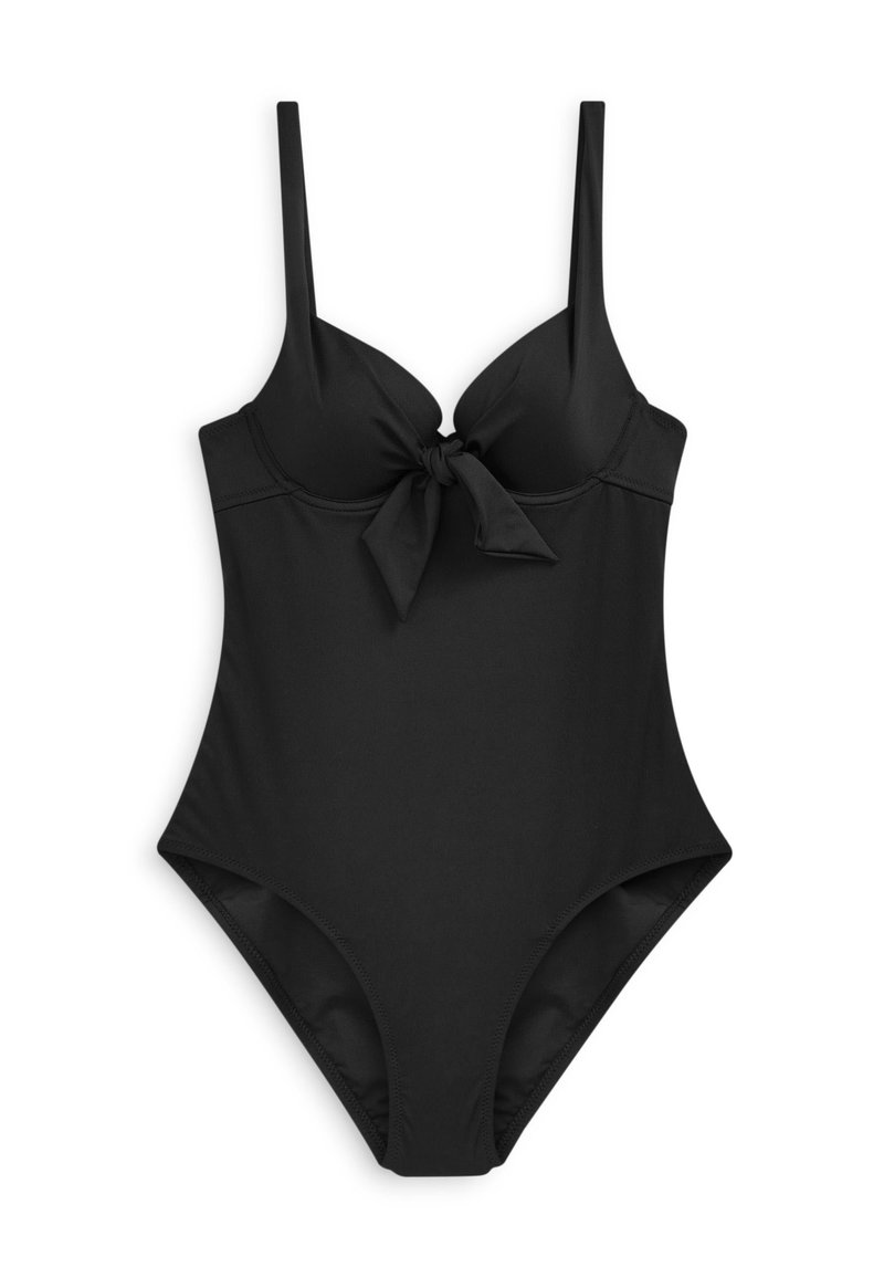 Next PADDED WIRED TUMMY CONTROL SWIMSUIT Badpak black/zwart