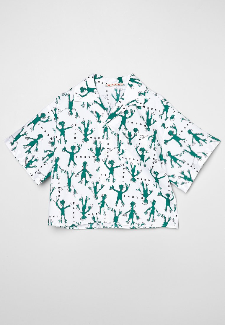 Marni Overhemdblouse wit Marni Overhemdblouse wit