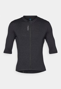 COLLAR FULL ZIP ZEROWEIGHT - Cyklistický dres - black