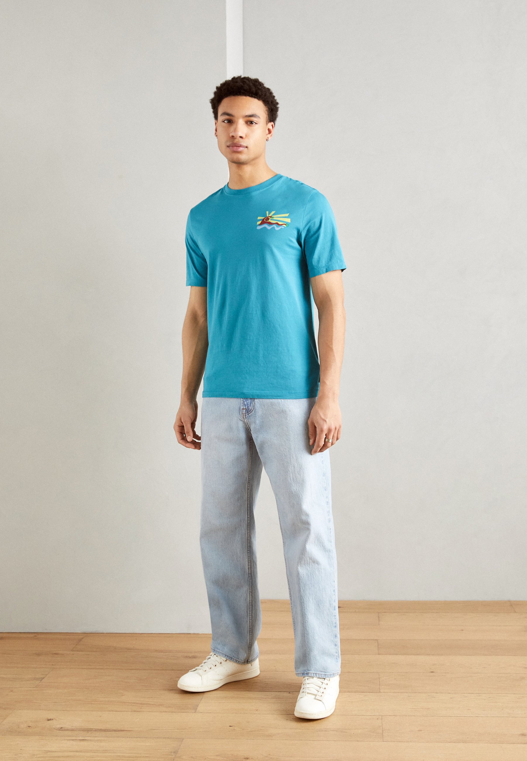 Scotch & Soda FRONT BACK ARTWORK - T-Shirt print - petrol