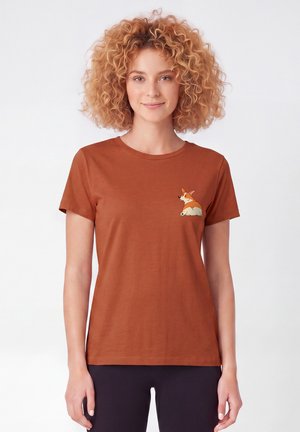 watapparel, CORGI - T-Shirt print - heritage brown
