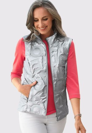 GOLDNER Veste sans manches - silver-coloured