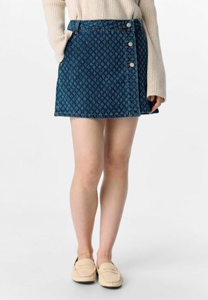 Minijupe - dark blue denim