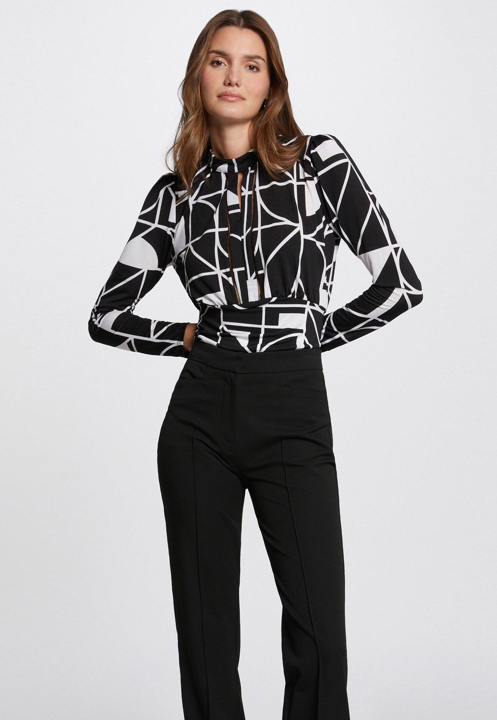 Haut Blouse Tunique Morgan Sans Manches Noir - Taille S/M (36/38) - Neuve Sans étiquettes