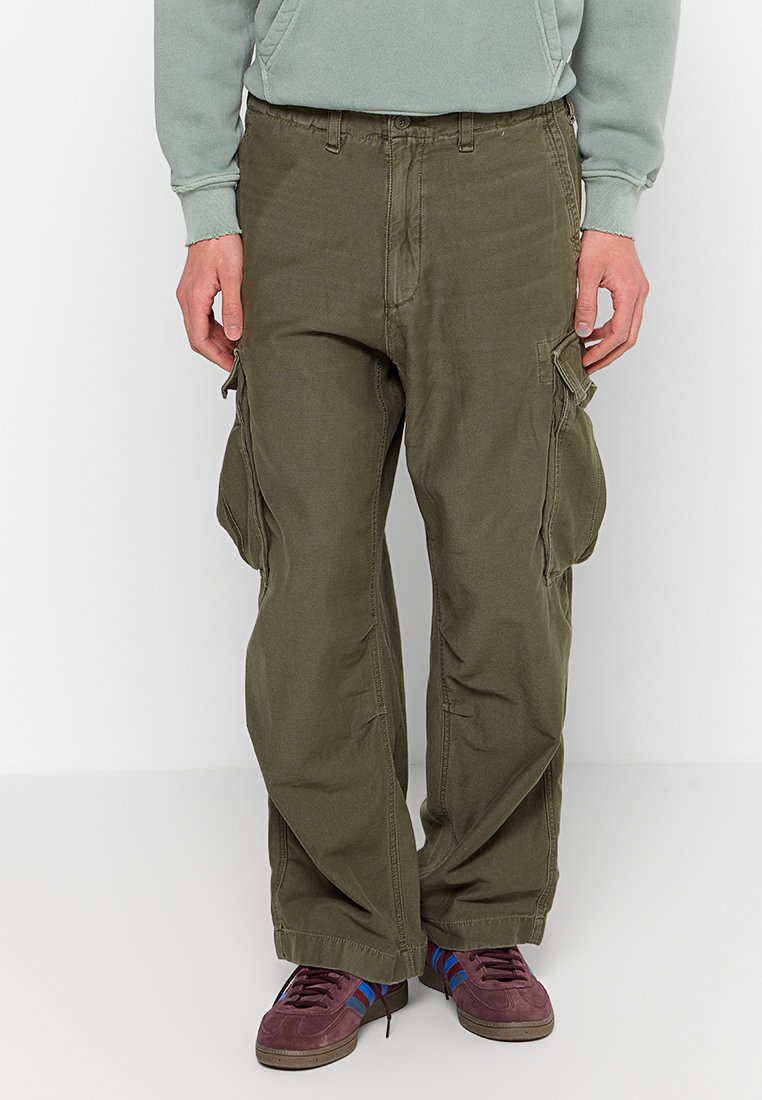 Abercrombie & Fitch Cargobroek olijfgroen Abercrombie & Fitch Cargobroek olijfgroen