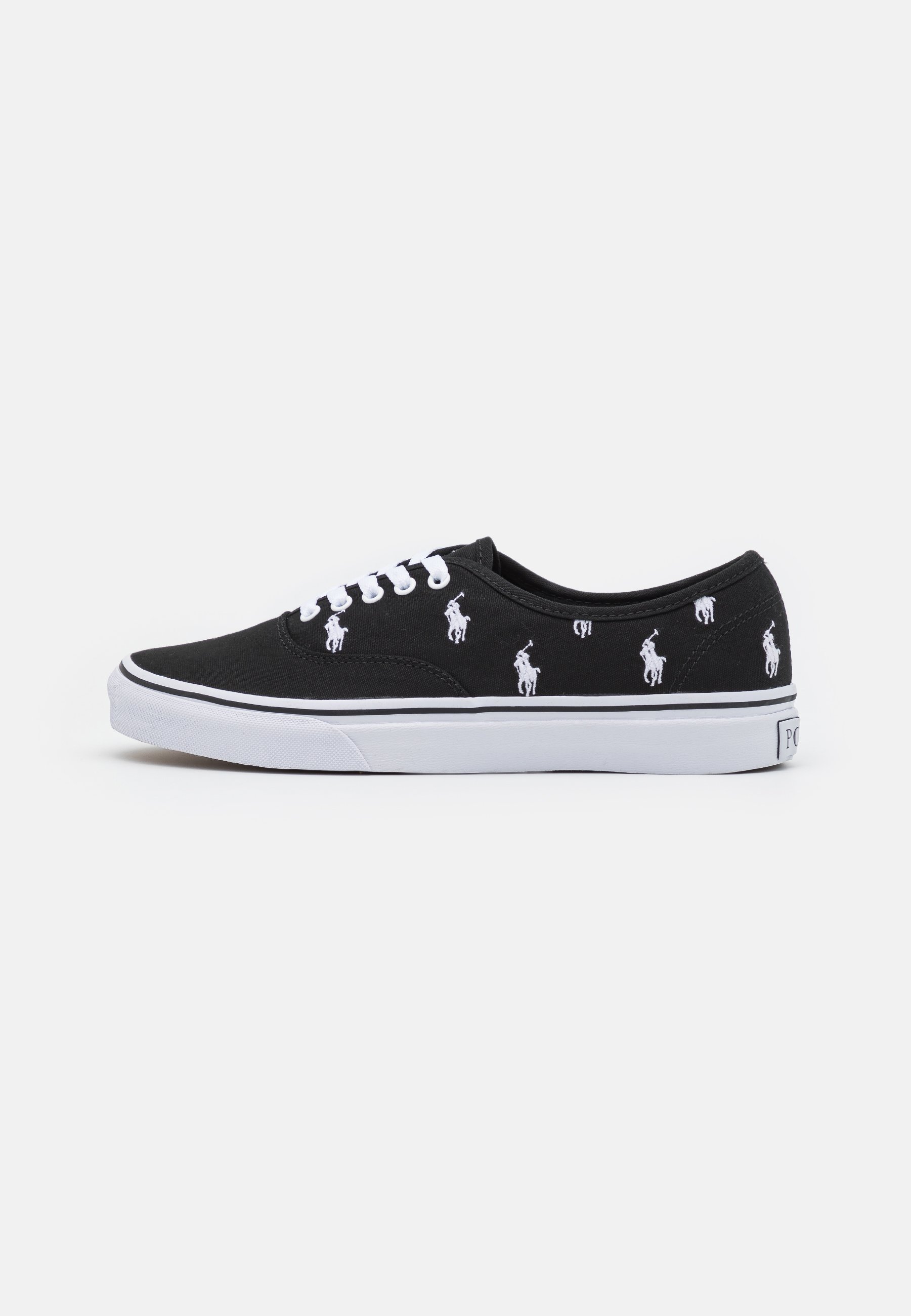 Polo Ralph Lauren Keaton Pony Canvas Trainers - Black