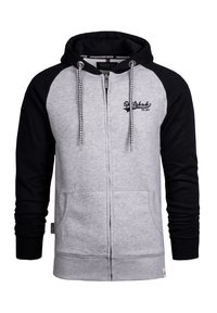 Spitzbub LUKAS - Zip-up sweatshirt - grau