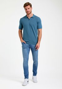 Gabbiano WITH ZIPPER - Polotričko - petrol