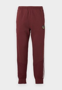 JOGGER - Treningo apatinė dalis - dark red/white
